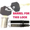 B&D Roller Garage Door Lock Barrel & 2 Keys