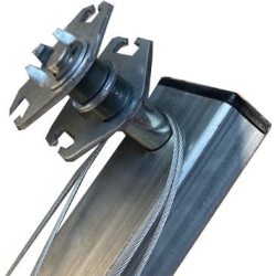 Wessex Double Width Door Slideaway Lift Pivot Link Arms - Multi Spring