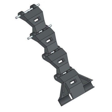 Cardale 4001765 Thermaglide GENUINE Roller Door Locking Strap 77mm / 55mm lath & 2 Collar Ring 70mm Set