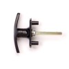 Apex T-handle Garage Door Lock 75mm Shaft