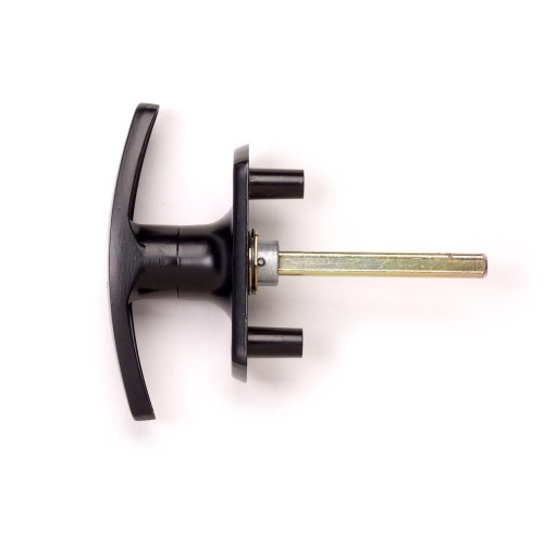 Apex T-handle Garage Door Lock 75mm Shaft