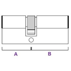 Euro Cylinder ANTI DRILL Door Lock Double Barrel