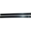 Garage Door PAIR 30" Reinforced Rubber Side Seals with Fixings