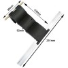 77mm Lath Roller Door Locking Strap 3 segment - Crown Longer Aluminium Section 77mm Lath Roller Door Locking Strap 3 segment - Crown Longer Aluminium Section