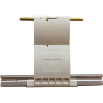 55mm Lath Roller Door Locking Strap 2 segment - White