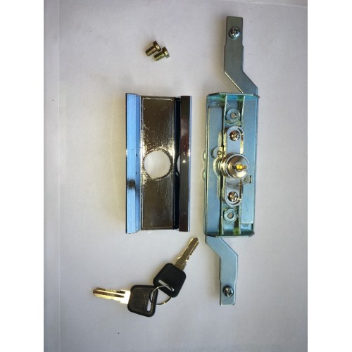Steel Line Inline Roller Shutter Lock - Chrome