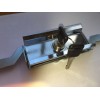 Steel Line Inline Roller Shutter Lock - Chrome Steel Line Inline Roller Shutter Lock - Chrome