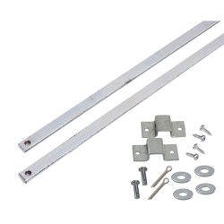 Garage Door Lock Bar Kit - (Bars, Guides)