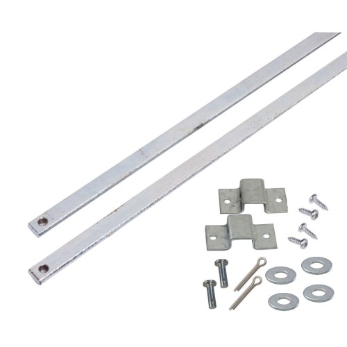 Garage Door Lock Bar Kit - (Bars, Guides)
