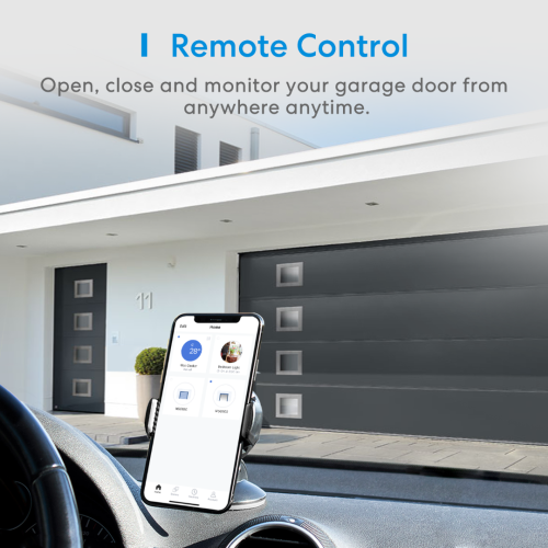 Meross Smart Wi-Fi Garage Door Opener - Alexa Compatible