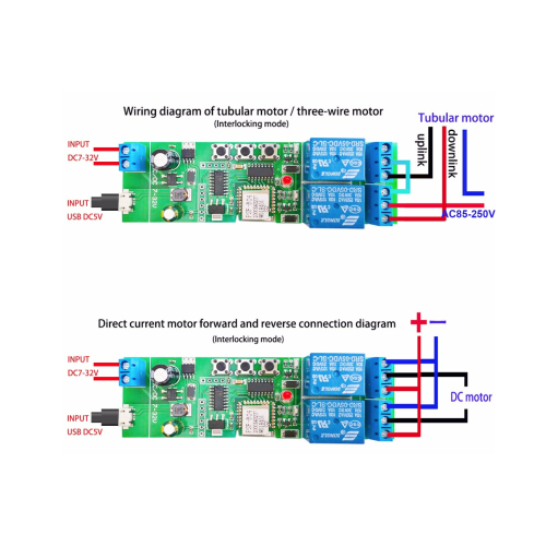NECO Smart WiFi Switch for Roller Shutter Door Control Units - Alexa Compatible