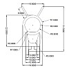 Safety Edge Rubber Roller Door Bottom Weather Seal - For 55mm Lath Safety Edge Rubber Roller Door Bottom Weather Seal - For 55mm Lath