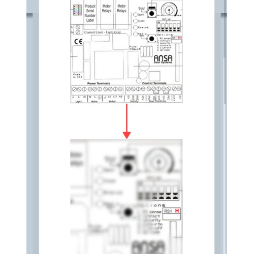 Ansa Deco Door Systems Remote Control Handset TX2 - HENDERSON Frequency