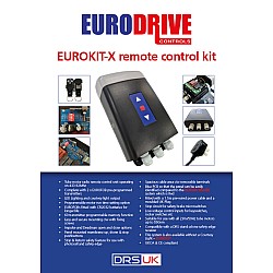 Eurodrive EUROKIT X Remote control unit c/w 2 x Fobs for Roller Shutter Electric Doors