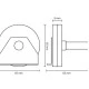 Garador Cable Support Bracket & Pulley - Tension Track Doors