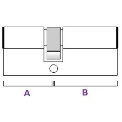 Euro Cylinder ANTI DRILL Door Lock Double Barrel