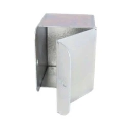 Roller Shutter Galvanised External Key Switch Security Locking Box - With Back