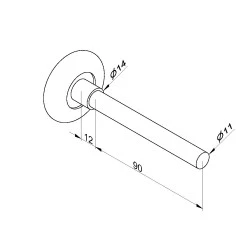 Wayne Dalton Roller Spindle Wheel Assembly