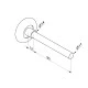 Wayne Dalton Roller Spindle Wheel Assembly