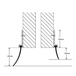 Garage Door Bottom Rubber Blade Seal Draught Strip 