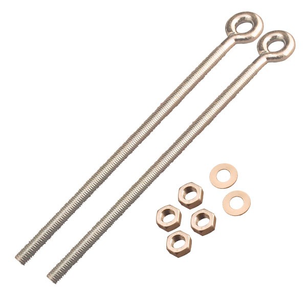 Cardale DOUBLE DOOR Spring Eye Bolts 10"