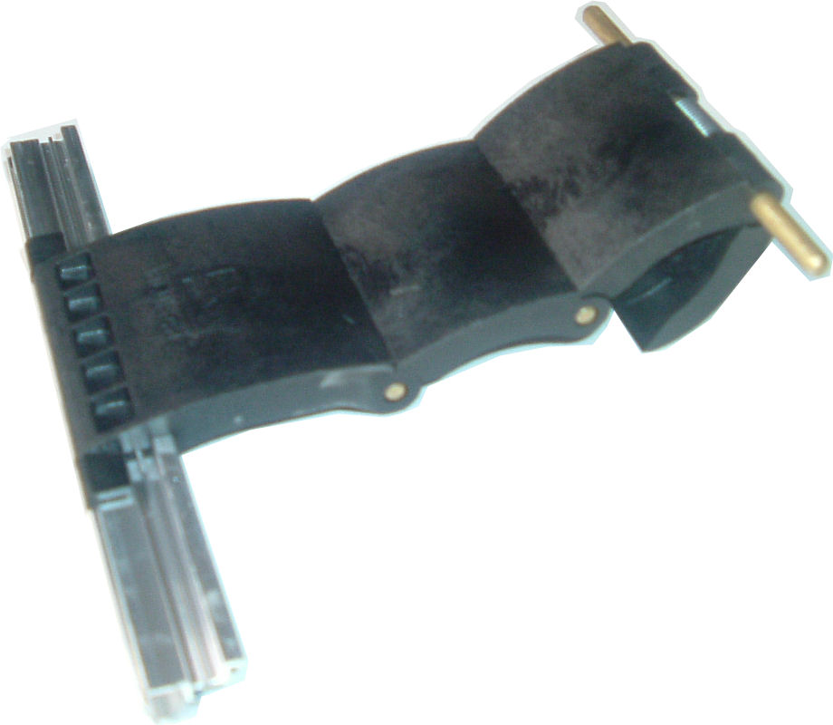 77mm Lath Roller Door Locking Strap 3 segment - Black