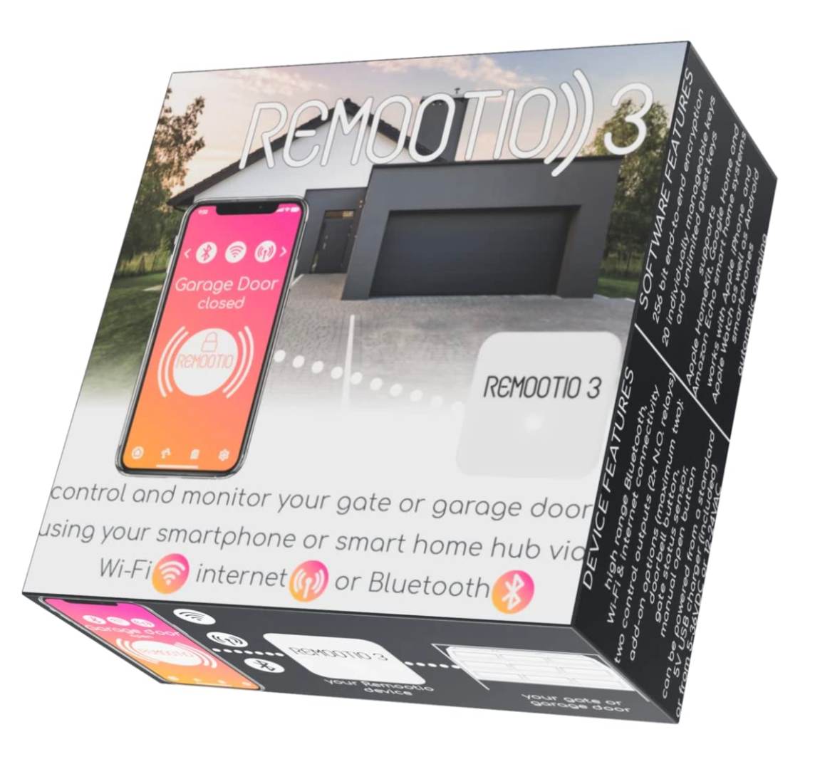 Remootio 3 Smart Wi-Fi Garage Door Opener - Alexa Compatible