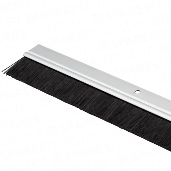 Garage Door Bottom Brush Draught Strip - 16mm Aluminium Garage Door Bottom Brush Draught Strip - 16mm Aluminium