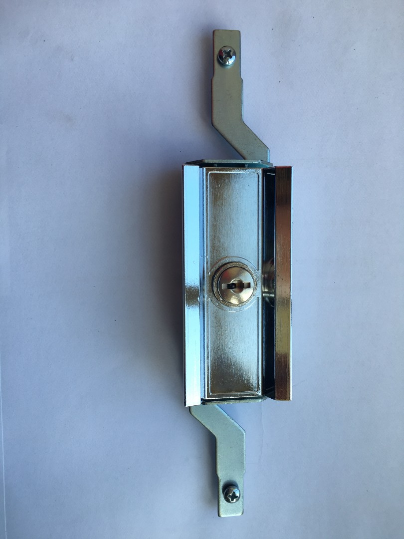 Steel Line Inline Roller Shutter Lock - Chrome