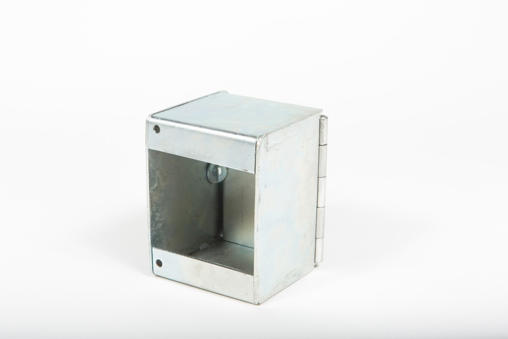 Roller Shutter Galvanised External Key Switch Security Locking Box - Without Back