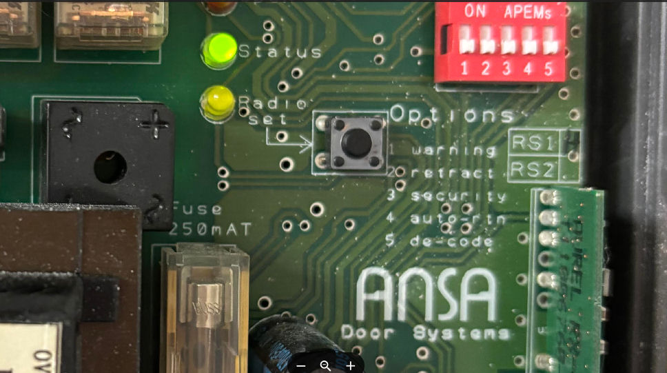 Ansa Deco Door Systems Remote Control Handset TX2 - HENDERSON Frequency